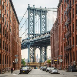 Dumbo Manhattan Bridge View-A Captivating Blend of History and Modern Charm
