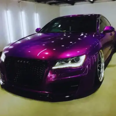 candy purple car paint
